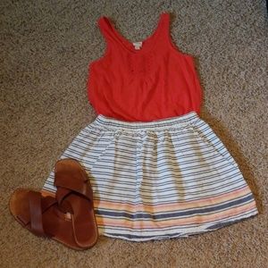 Girls Striped Skirt